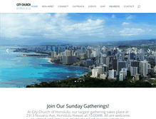 Tablet Screenshot of citychurchhonolulu.org